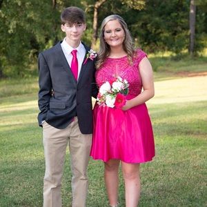 Splash homecoming dress